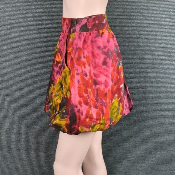 Trina Turk Silk/Wool Blend Bubble Hem Skirt Runs Large, See Notes!! - Picture 6 of 12